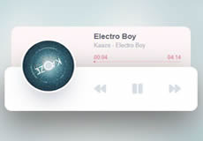 清爽簡單的html5音樂播放器